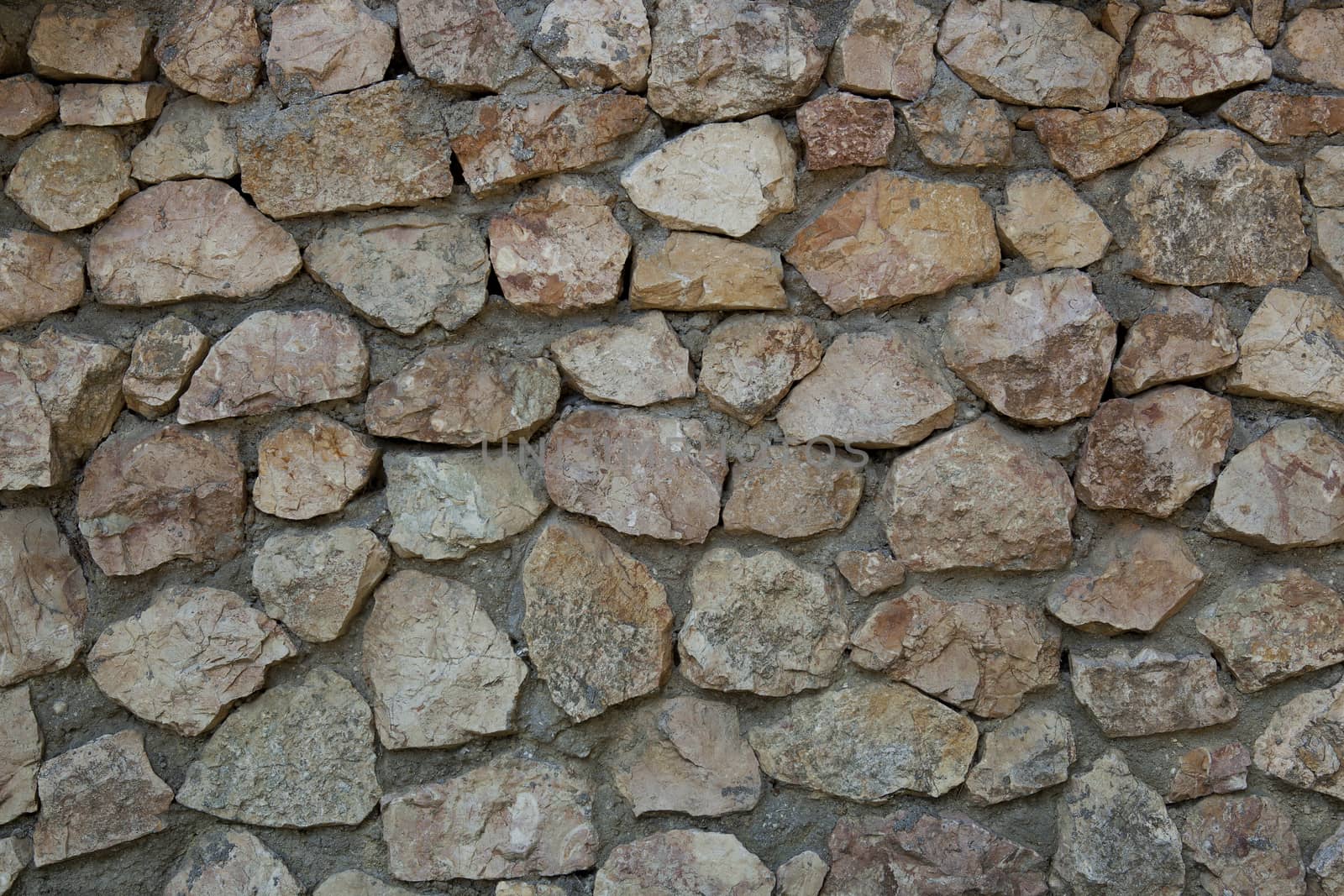 Texture of old brick, stone wall.