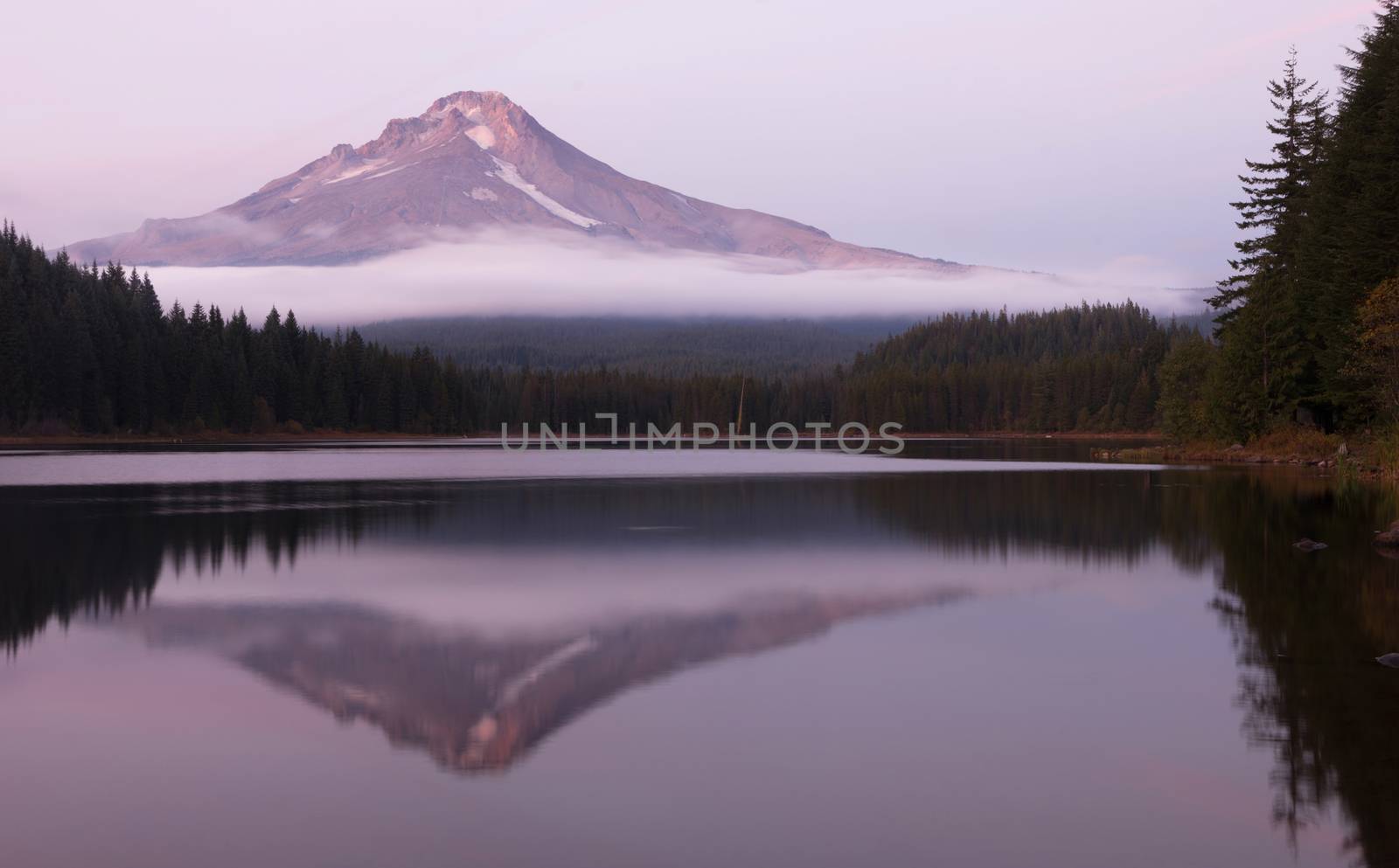 Mt Hood Smooth Reflection Trillium Lake Oregon Territory by ChrisBoswell