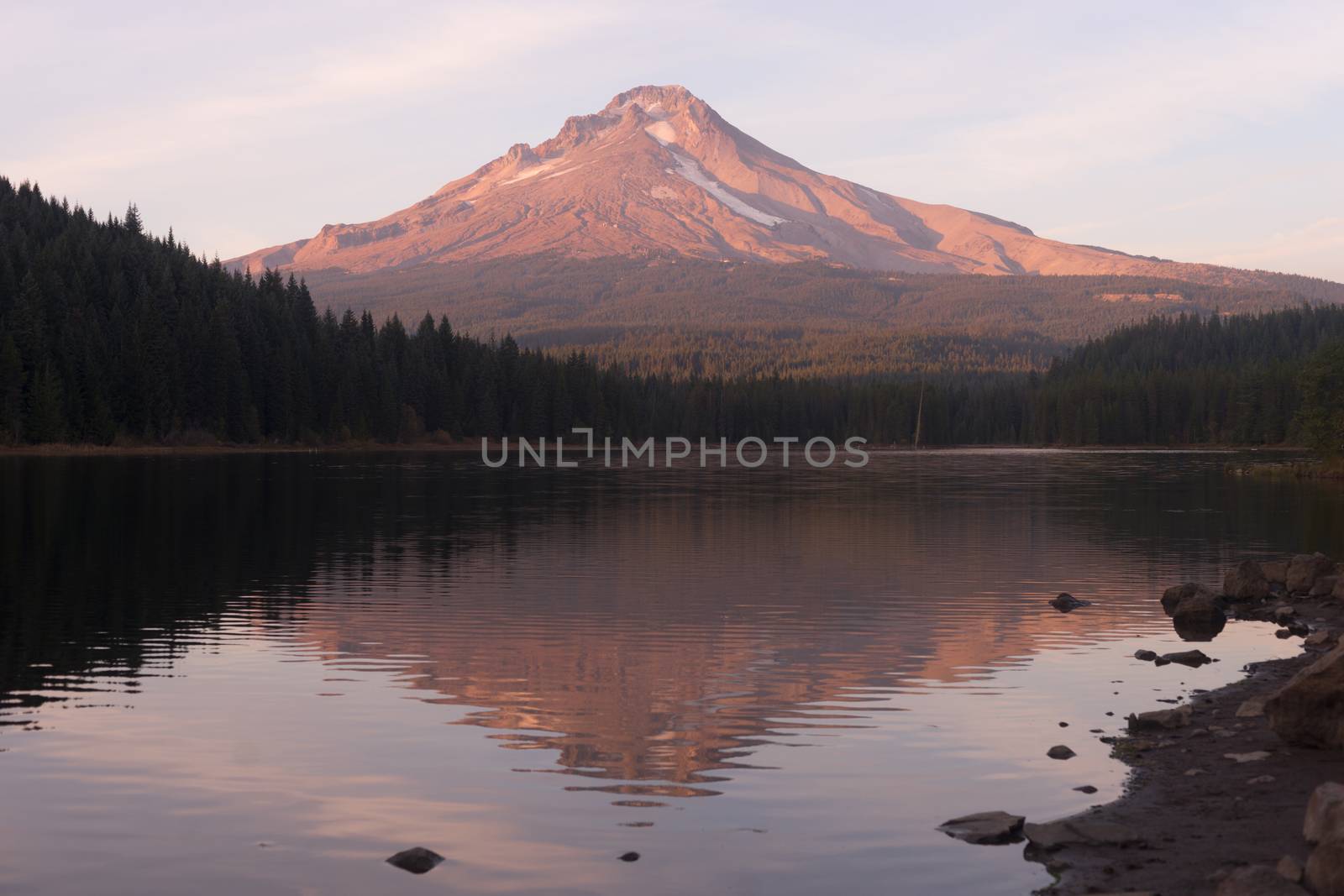 Mt Hood Smooth Reflection Trillium Lake Oregon Territory by ChrisBoswell