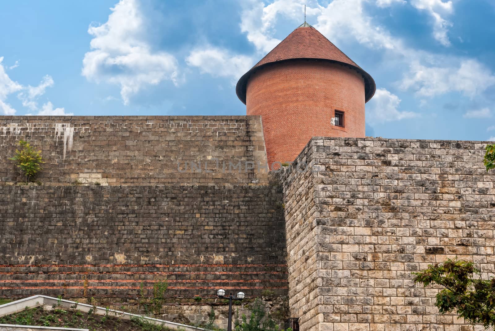 View of fortress in the city Eger, Hungary by Zhukow