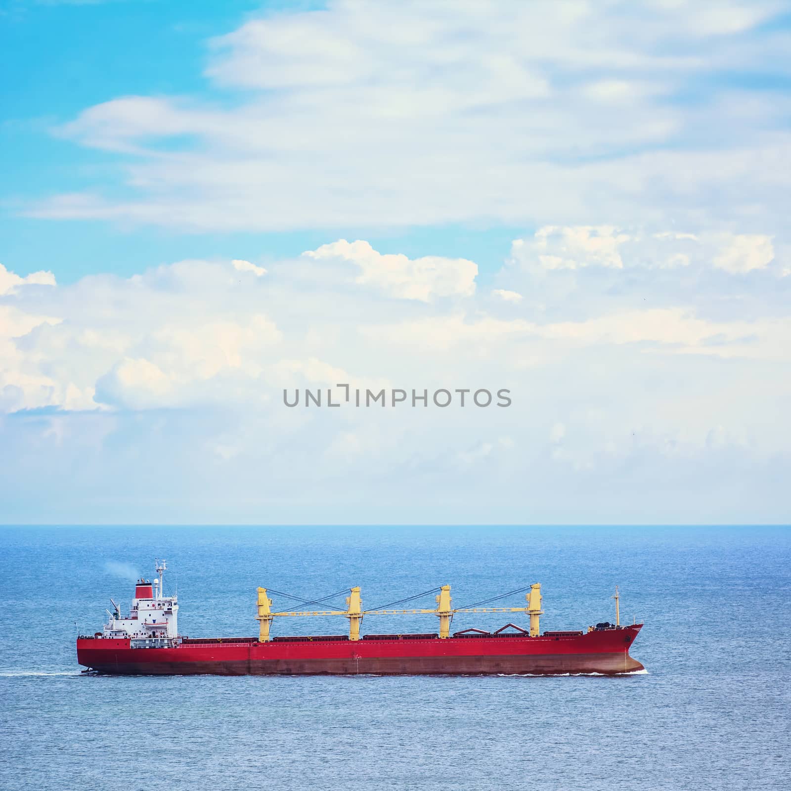 Bulk Carrier Ship in the Black Sea