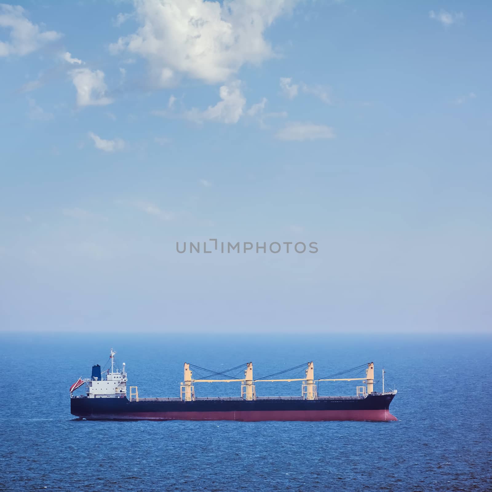 Bulk Carrier Ship in the Black Sea