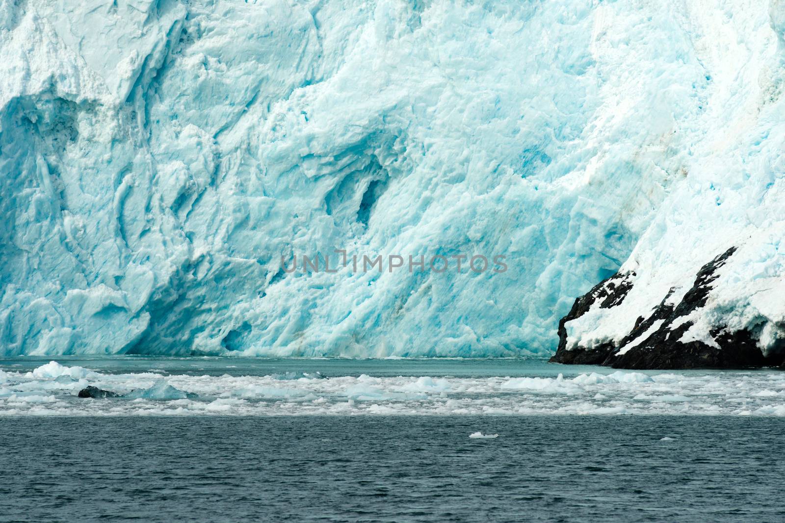 Aialik Glacier Ice Flow Pacific Ocean Alaska Coast by ChrisBoswell