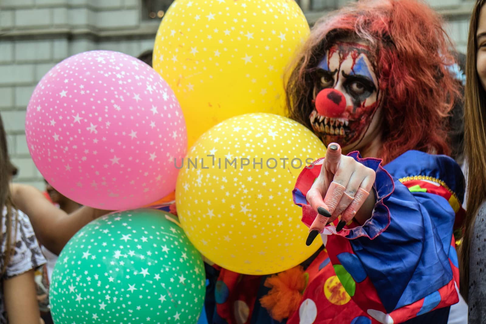 Woman in costumes in Zombie Walk Sao Paulo by marphotography