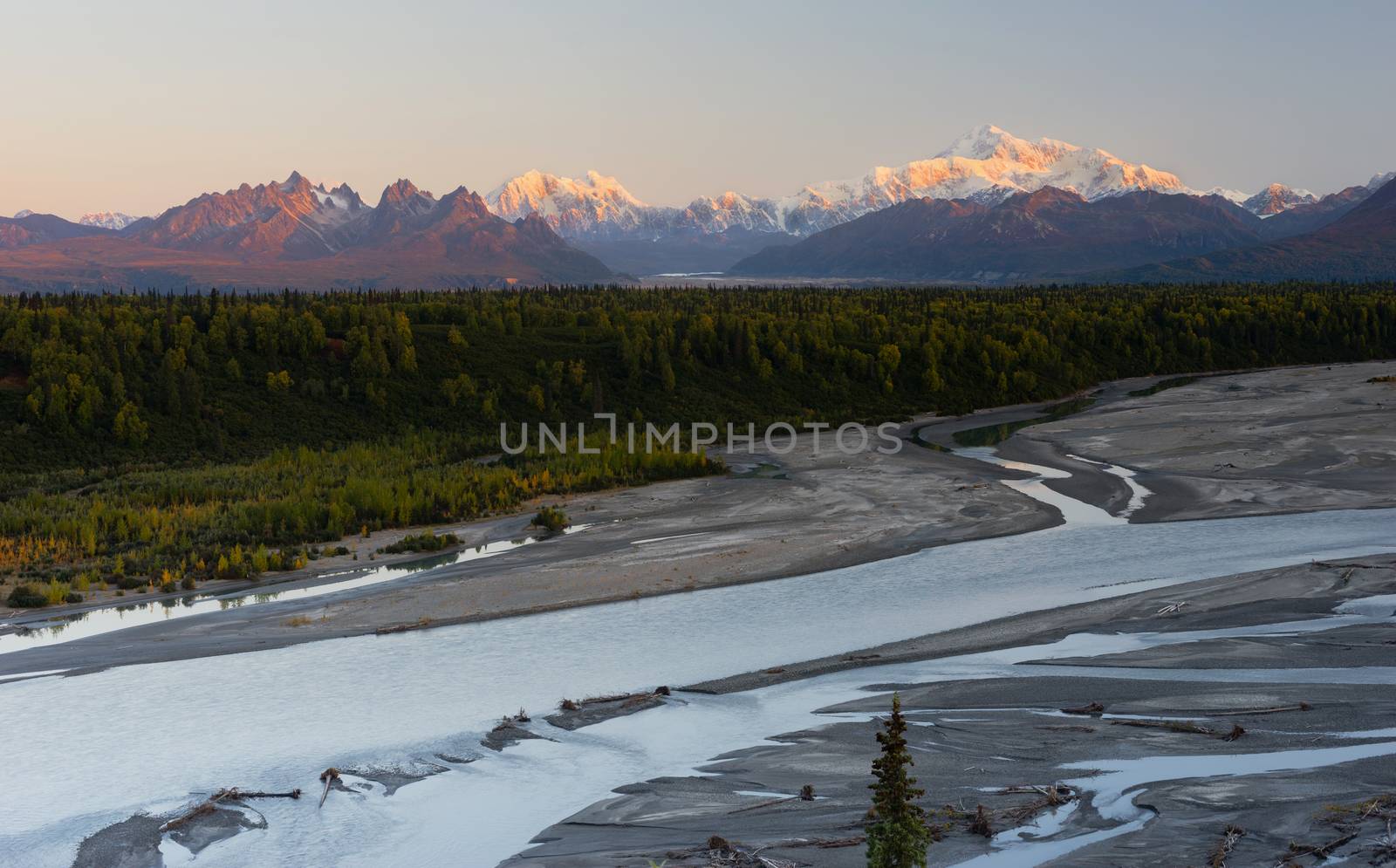 South View Mount McKinley Range Denali National Park by ChrisBoswell