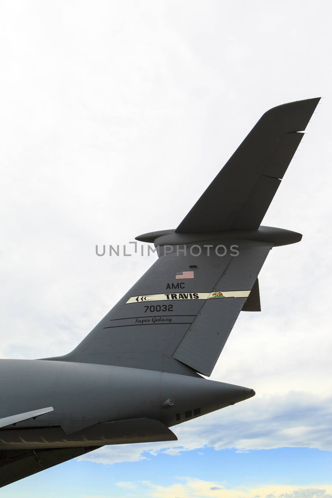 LETHBRIDGE CANADA - JUN 25, 2015: Royal Canadian Air Force CF-18 Hornet tactical fighter aircraft displaying flight agility at the Wing Over Lethbridge  Airshow