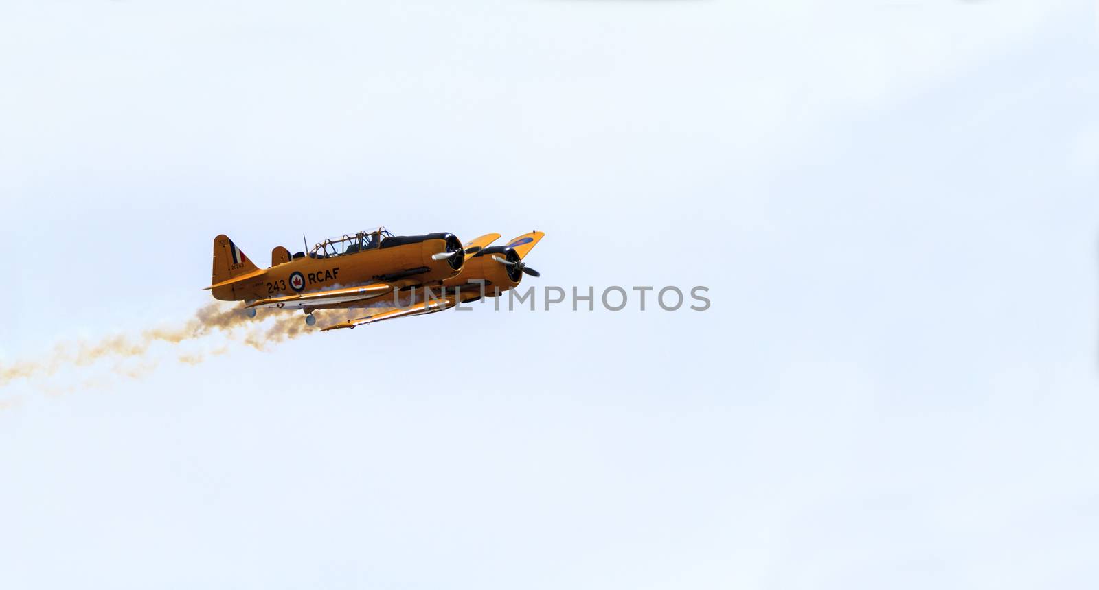 LETHBRIDGE CANADA 25 JUN 2015: International Air Show and Open House for Canadian, USA and British current and historical military and civilian aircrafts. There were also numerous flights as well.