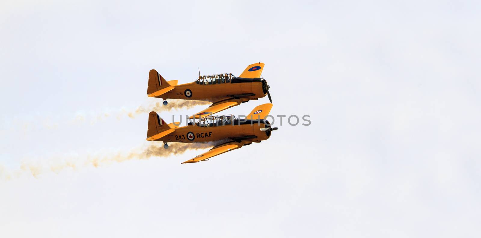 LETHBRIDGE CANADA 25 JUN 2015: International Air Show and Open House for Canadian, USA and British current and historical military and civilian aircrafts. There were also numerous flights as well.