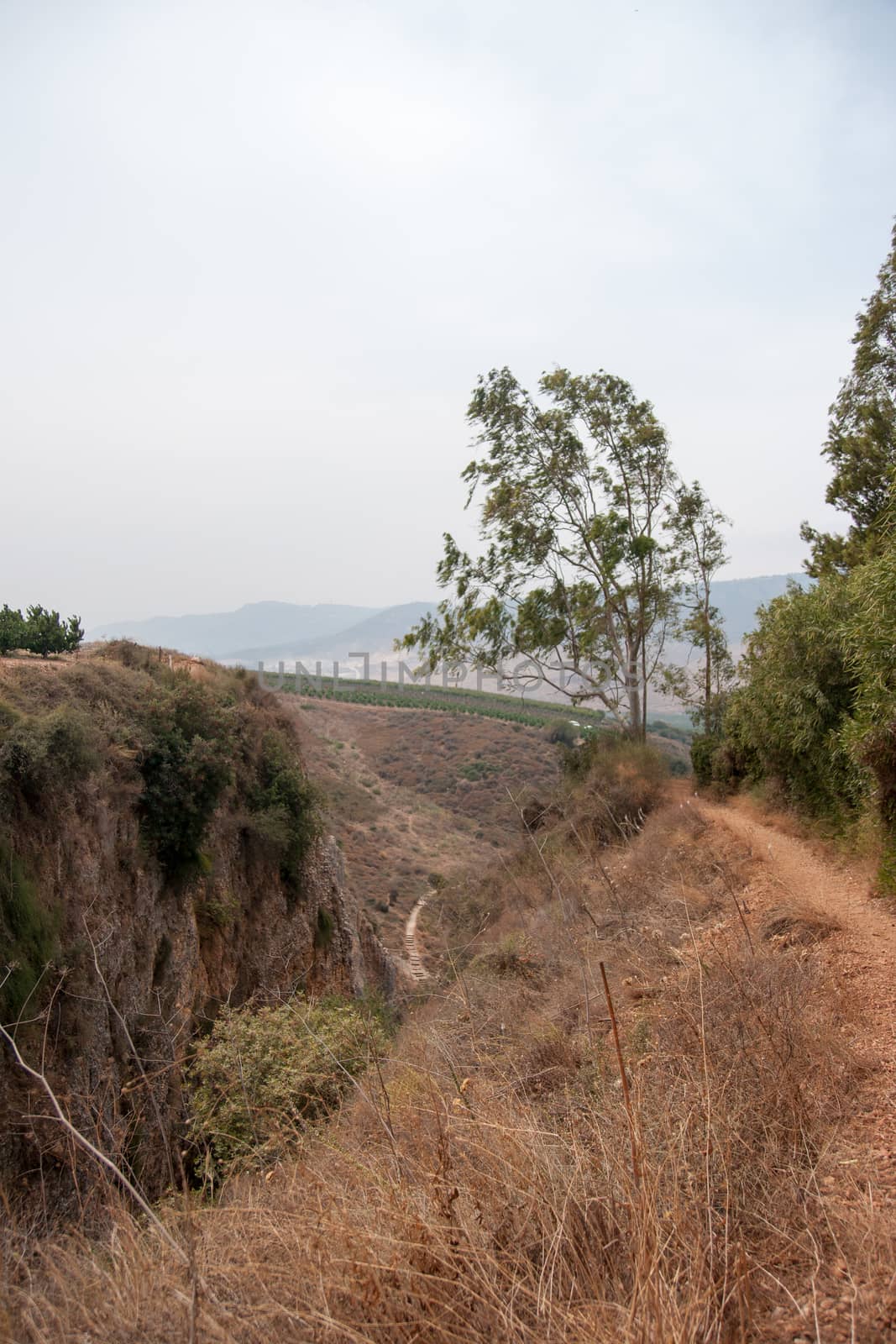 hiking in north galilee natural reserve in israel