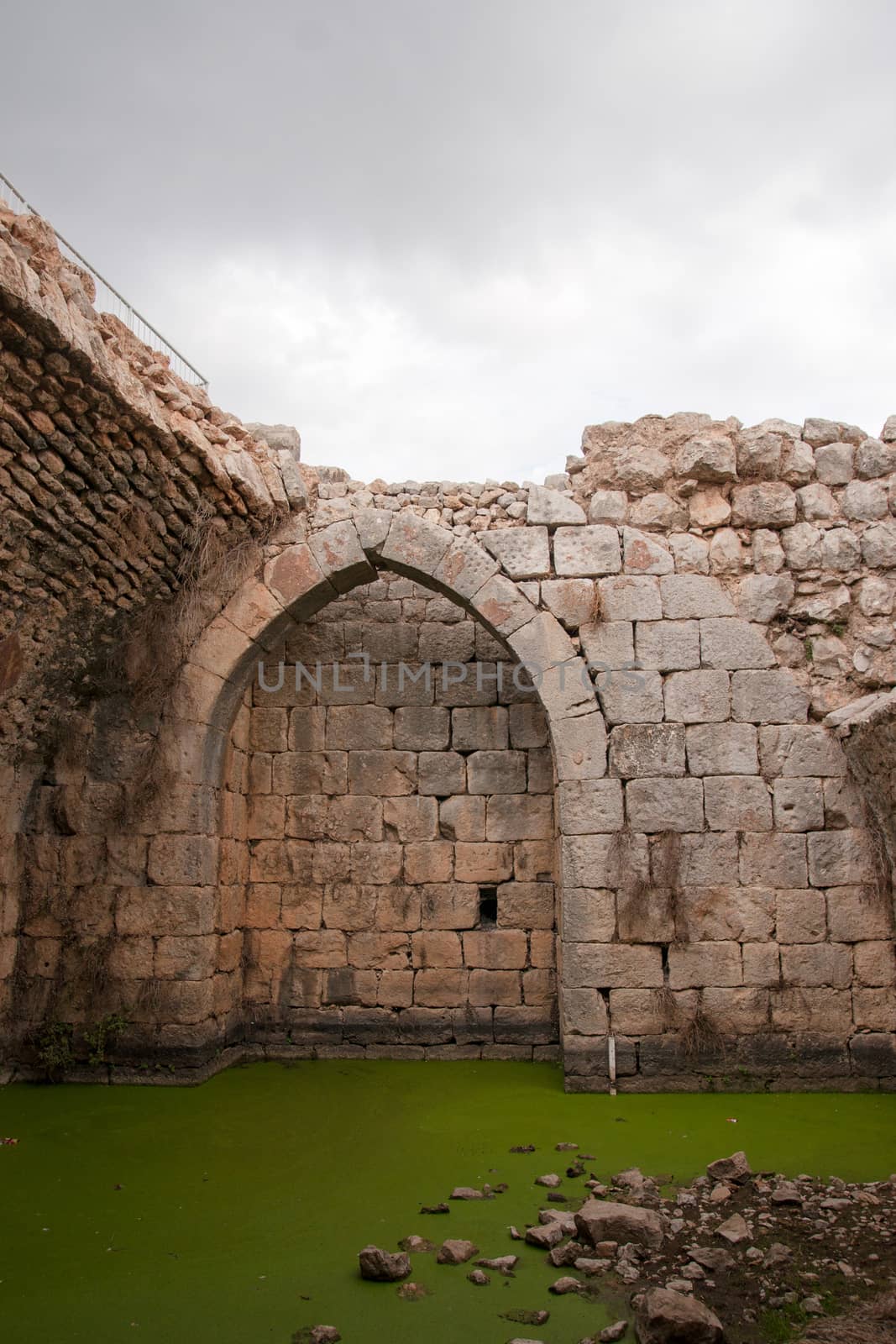 Castle ruins in Israel tourosim and travel