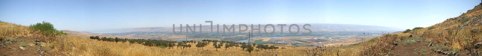 Galilee landscape panorama by javax