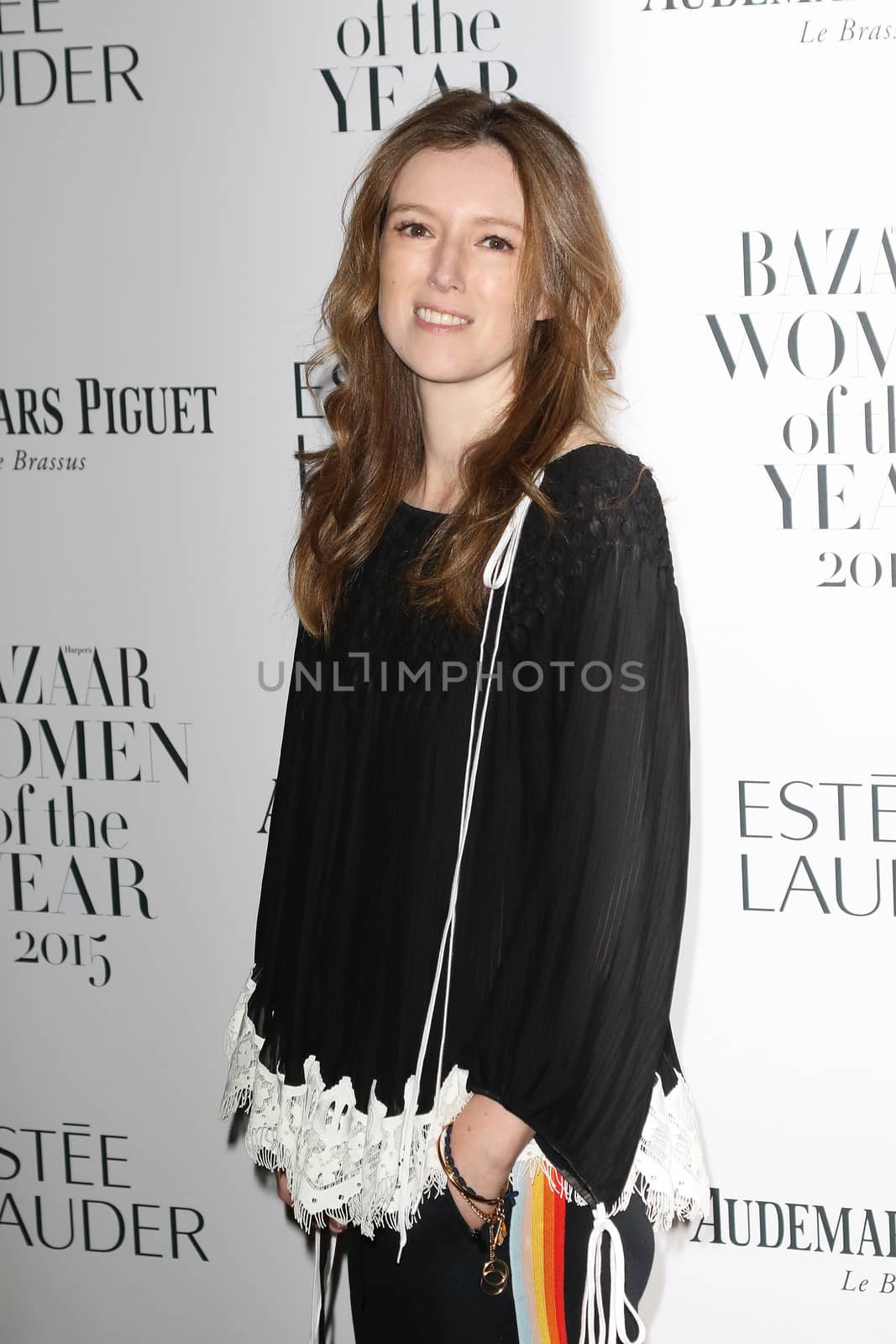 UNITED KINGDOM, London: Clare Waight Keller poses during the Harper's Bazaar Women of the Year Awards at Claridge's, in London, on November 3, 2015.