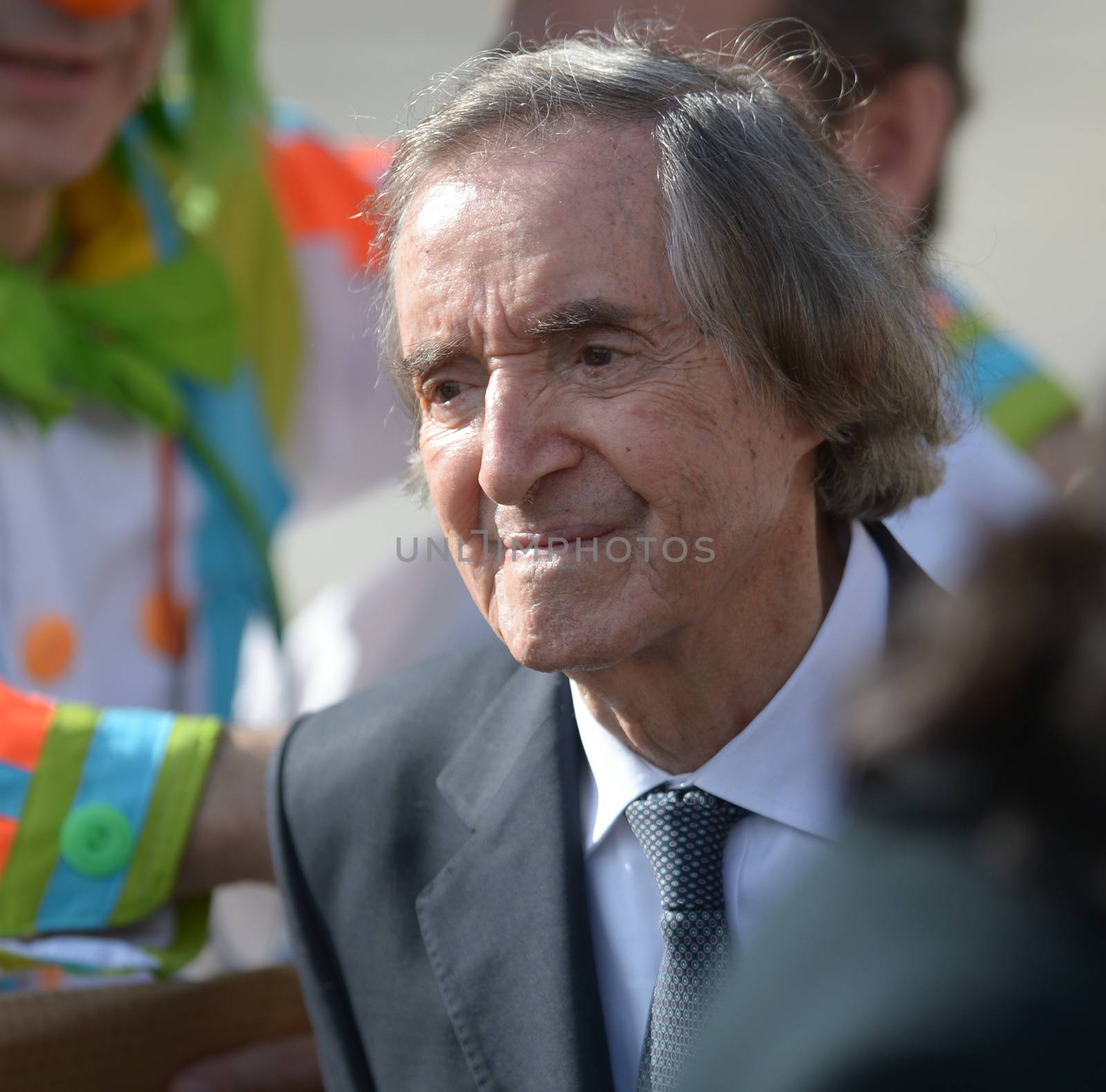 VATICAN: Argentinian actor and comedian Carlitos Bala (C) attends Pope Francis' weekly audience in St. Peter's Square at The Vatican on November 4, 2015 in Vatican City, Vatican.