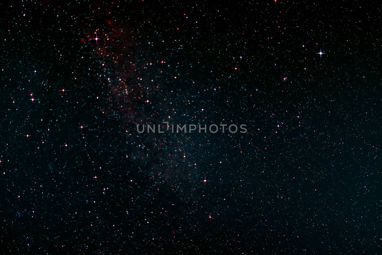 Nightsky over St. Peter-Ording in Germany