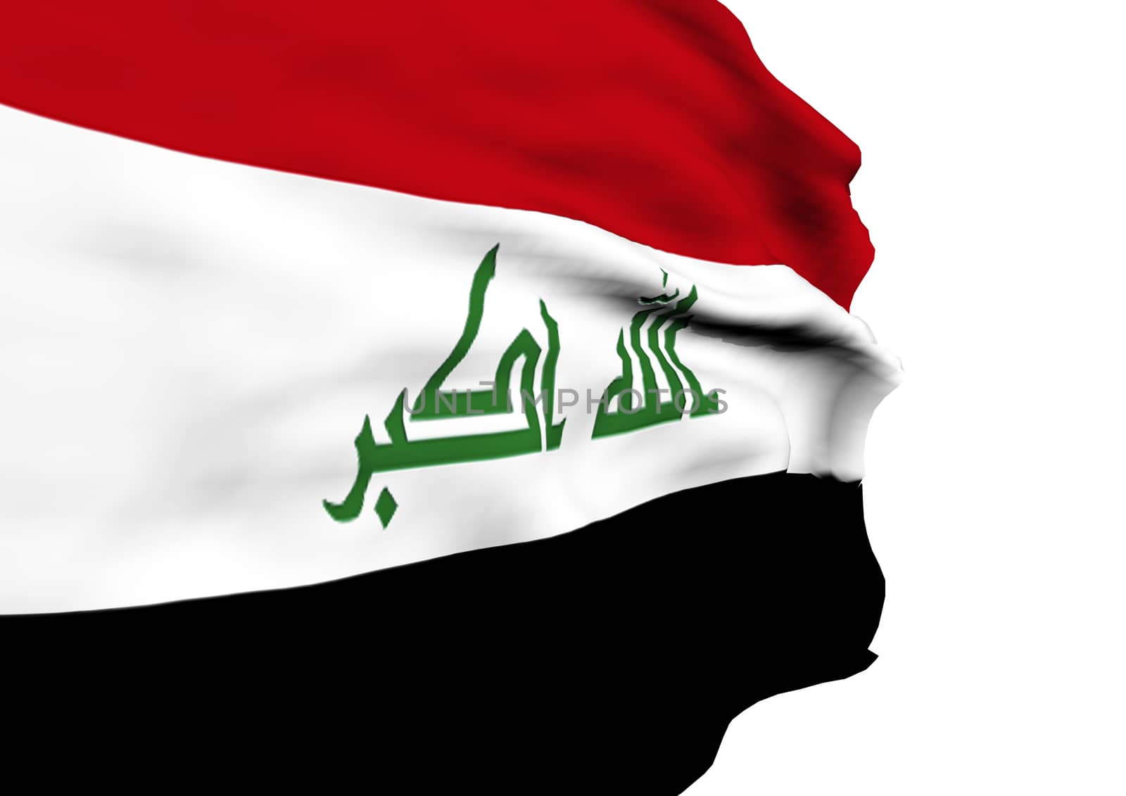 Image of a flag of Iraq by richter1910