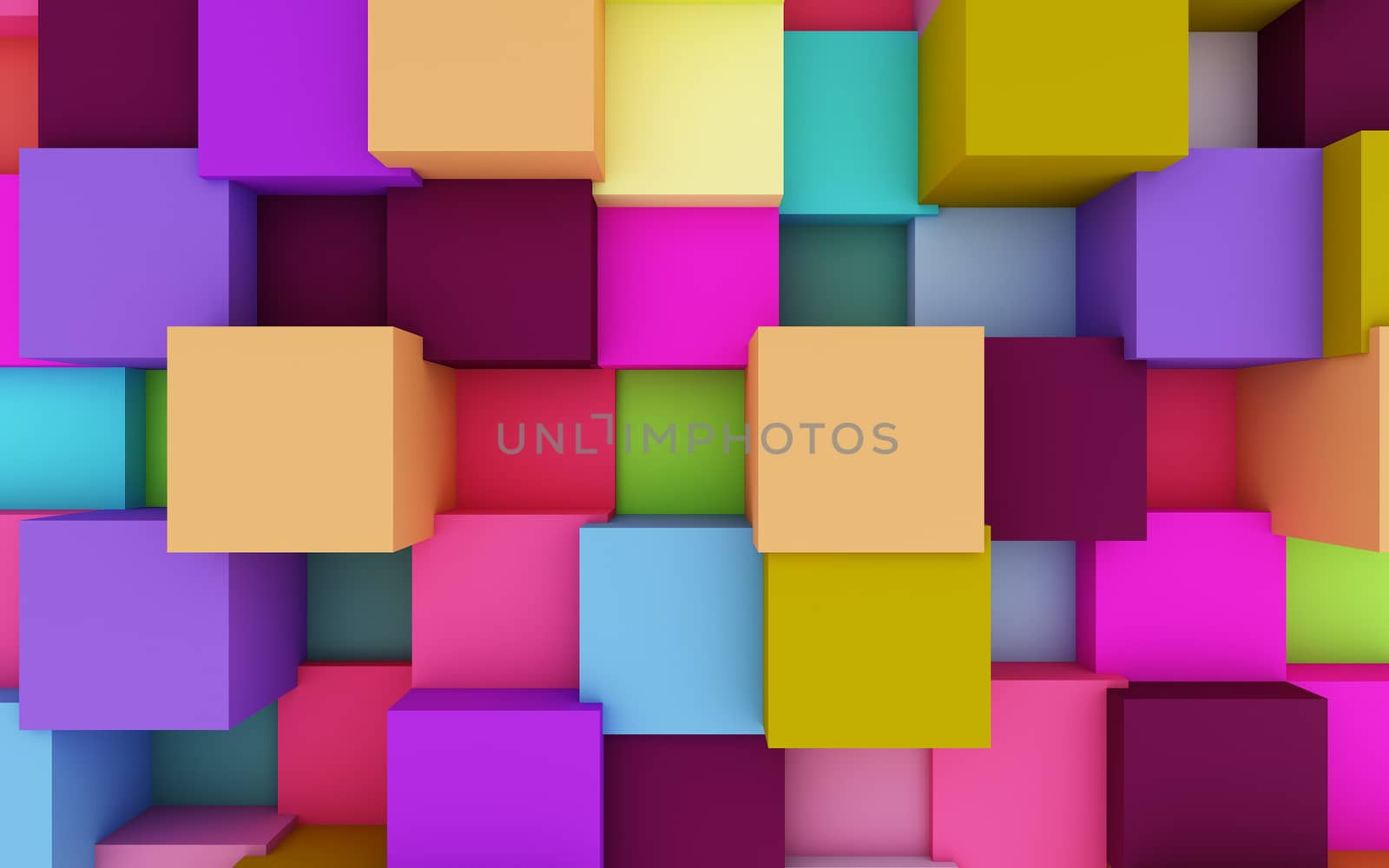 abstract colorful geometric background by teerawit