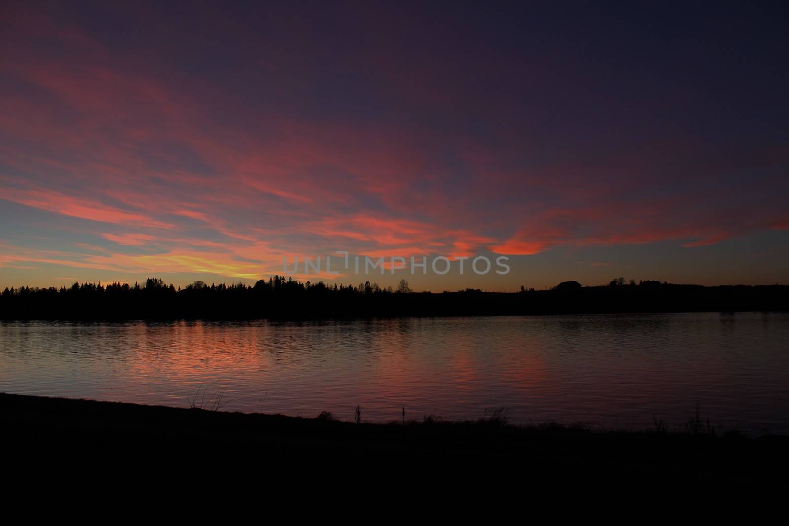 River sunset