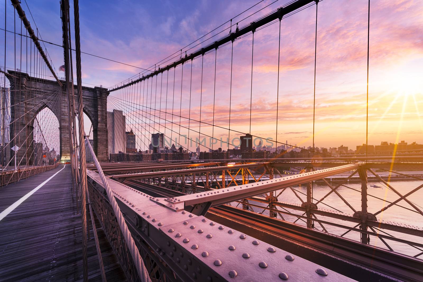 Brooklyn Bridge in New York City by ventdusud