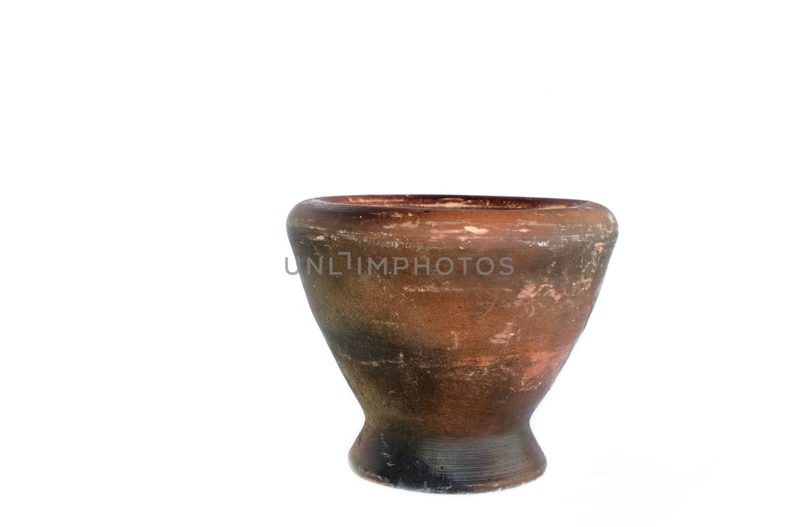 mortar isolated on the white background.