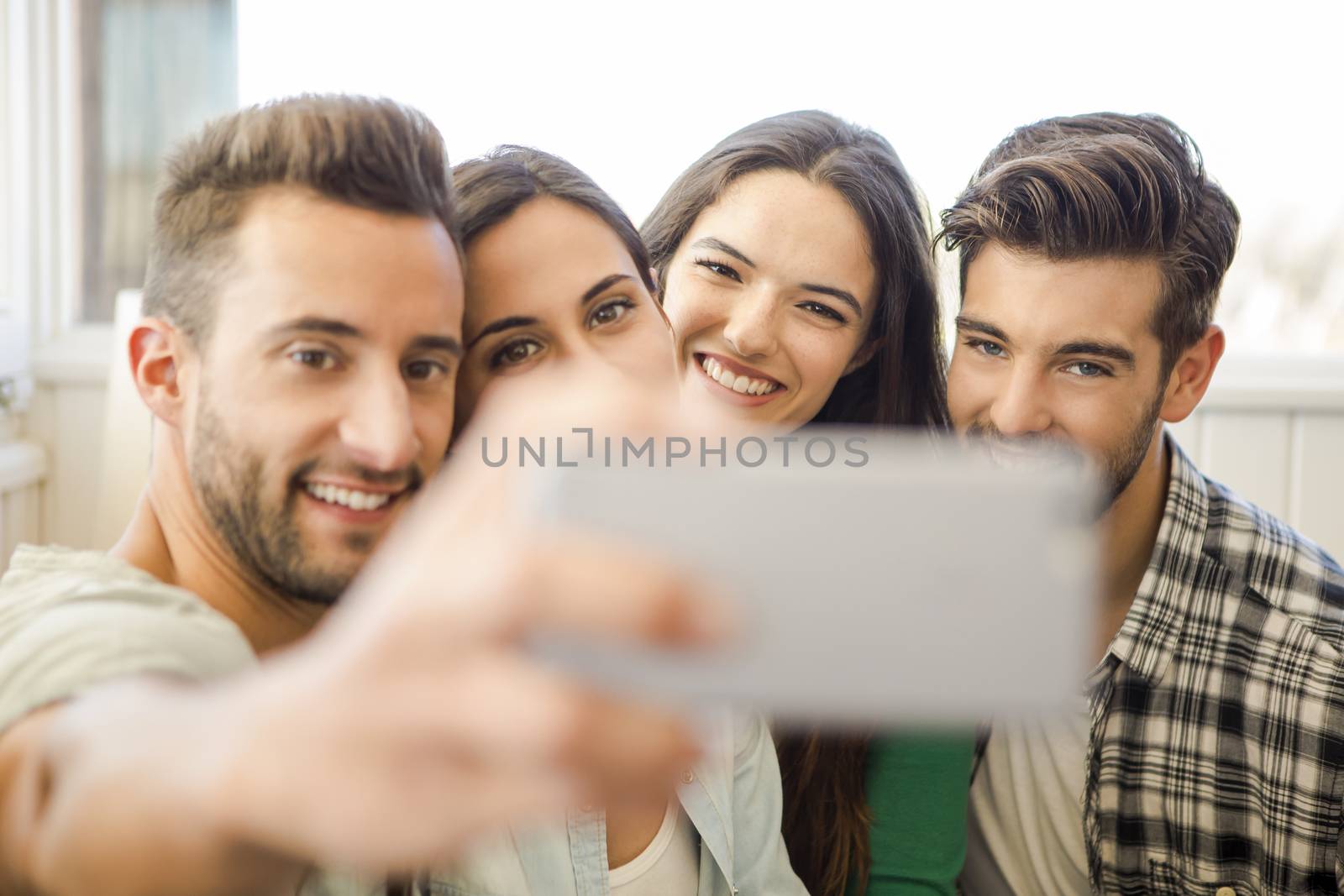 A selfie with friends by Iko