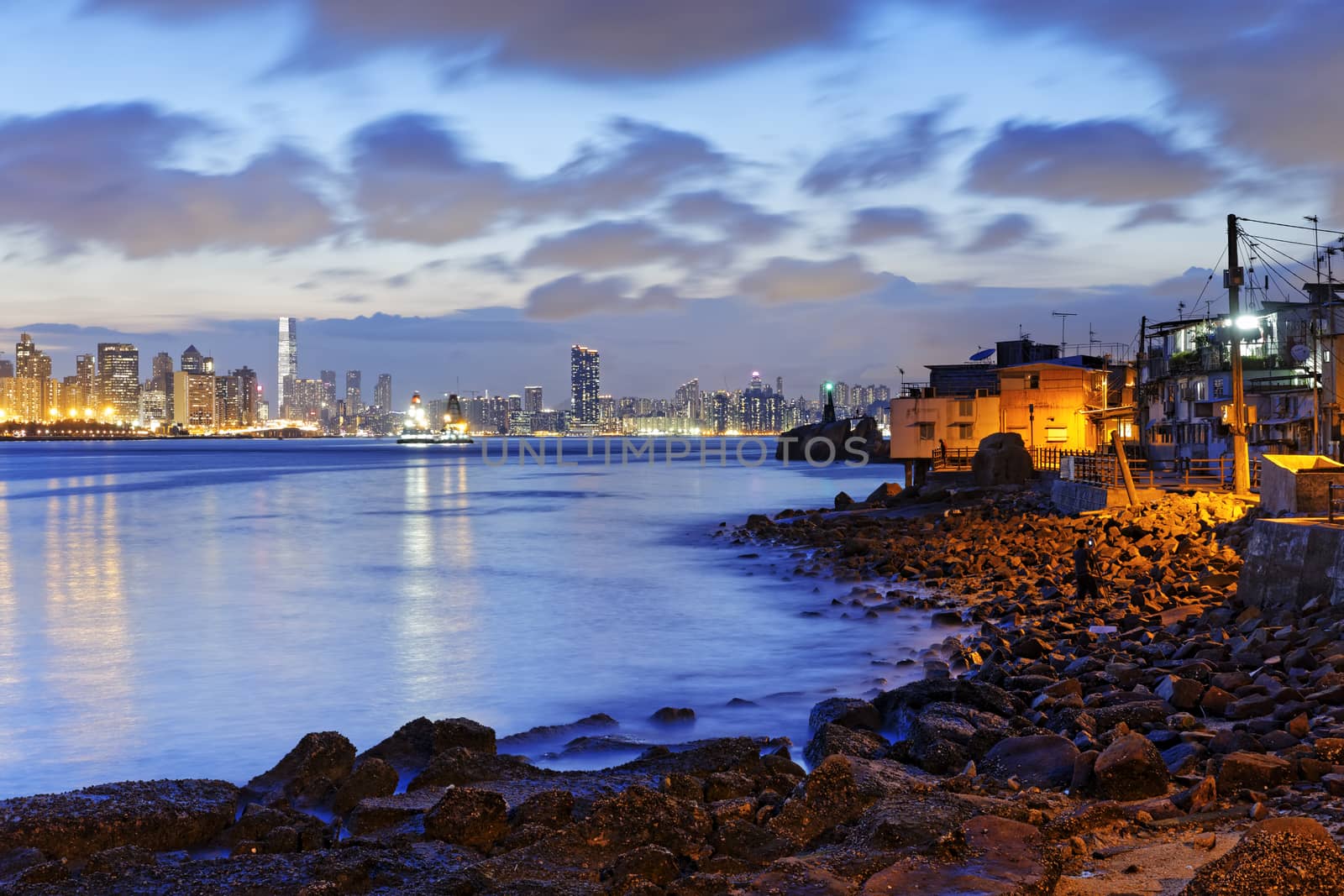 Fishing Village under Magic Hour by cozyta