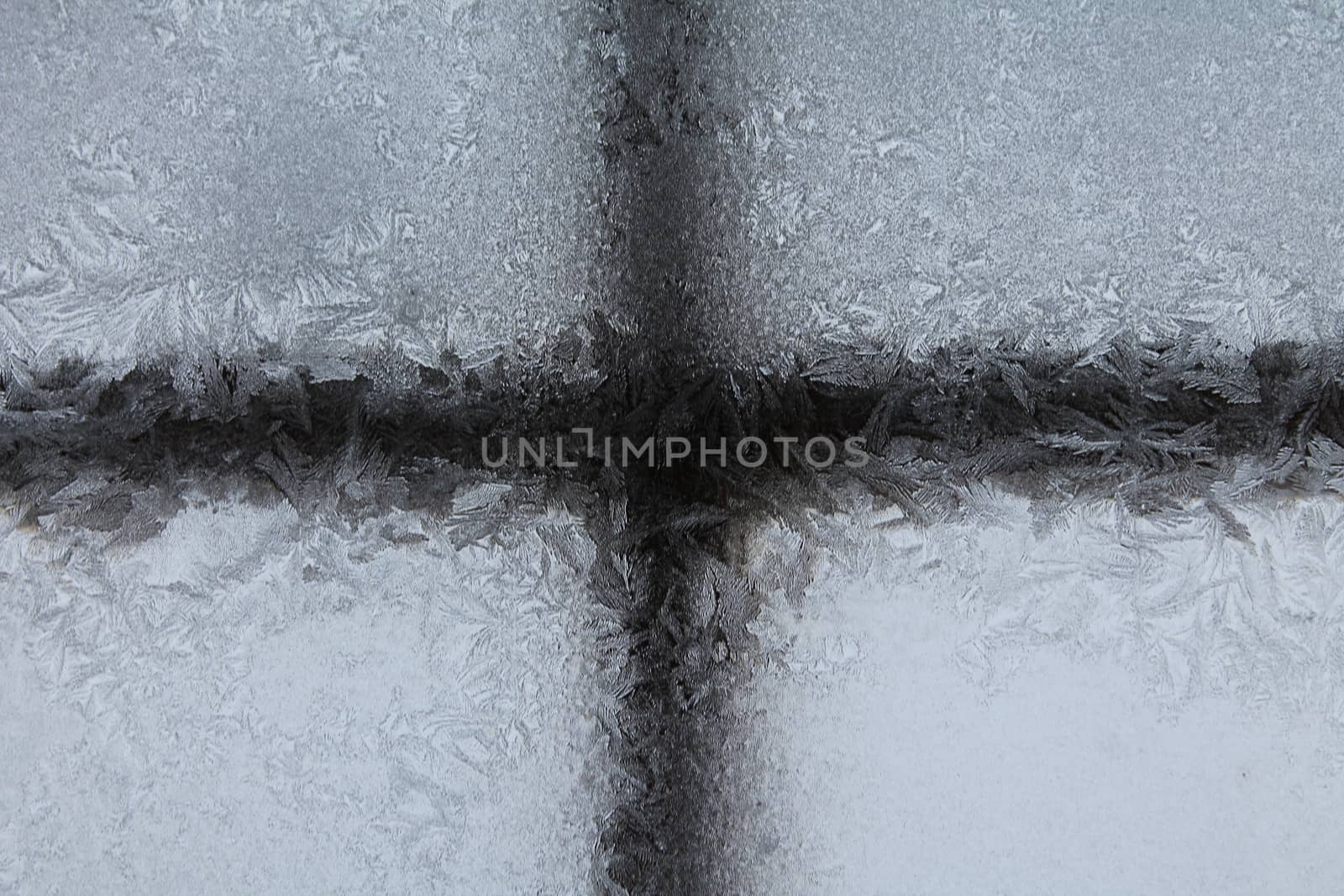 Ice inside cabin window