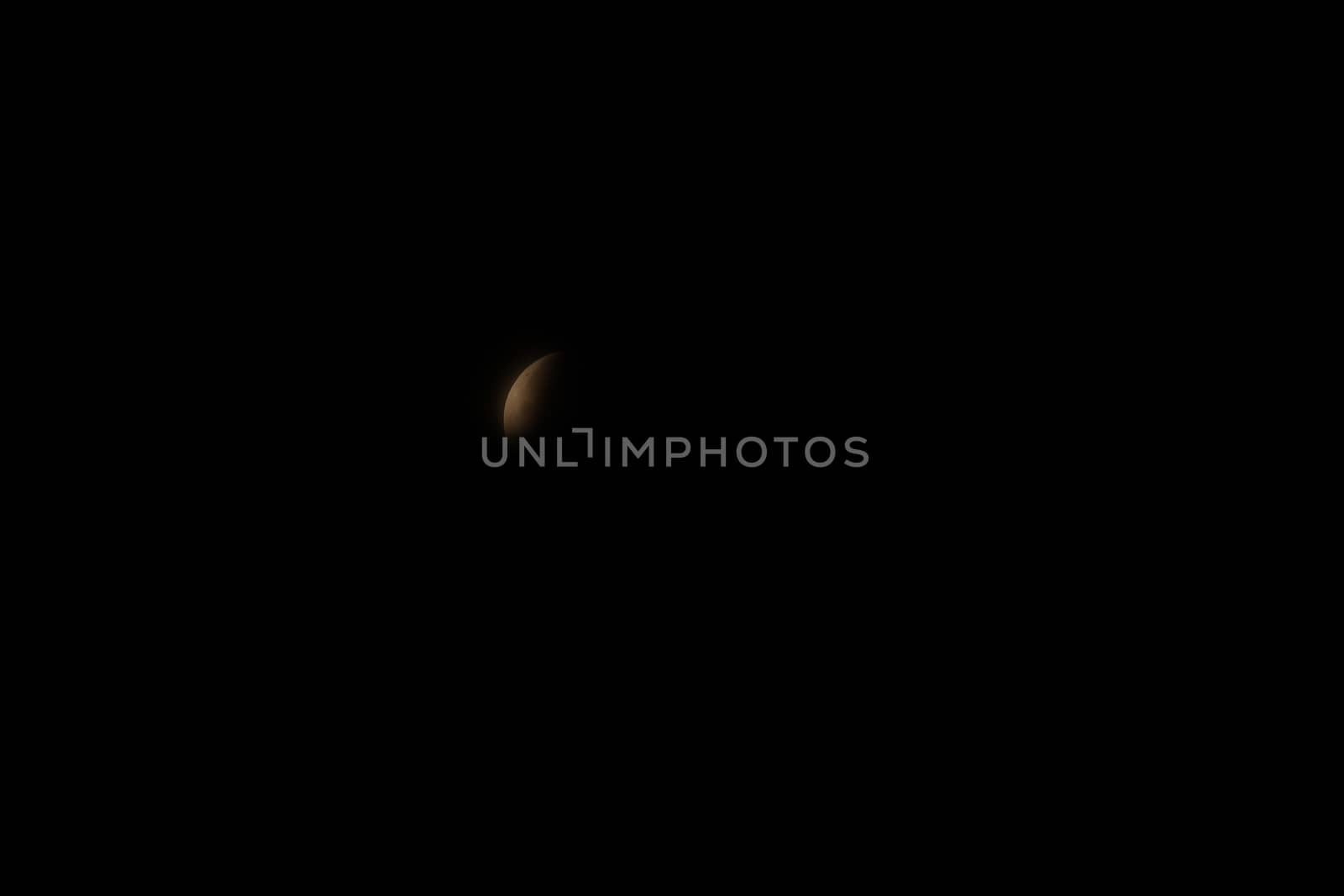 moon on black sky