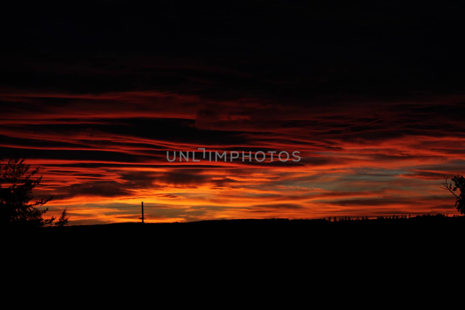 Late sunset