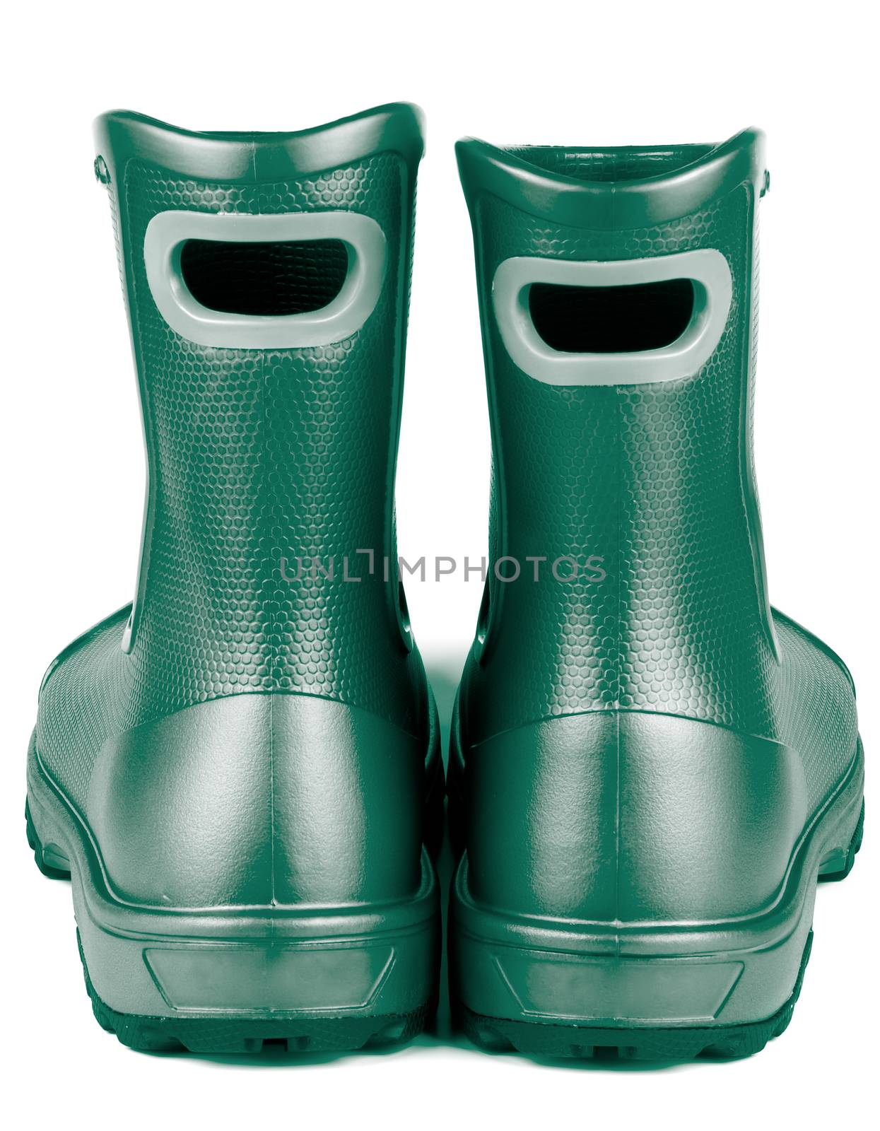 Dark Green Rubber Boots by zhekos