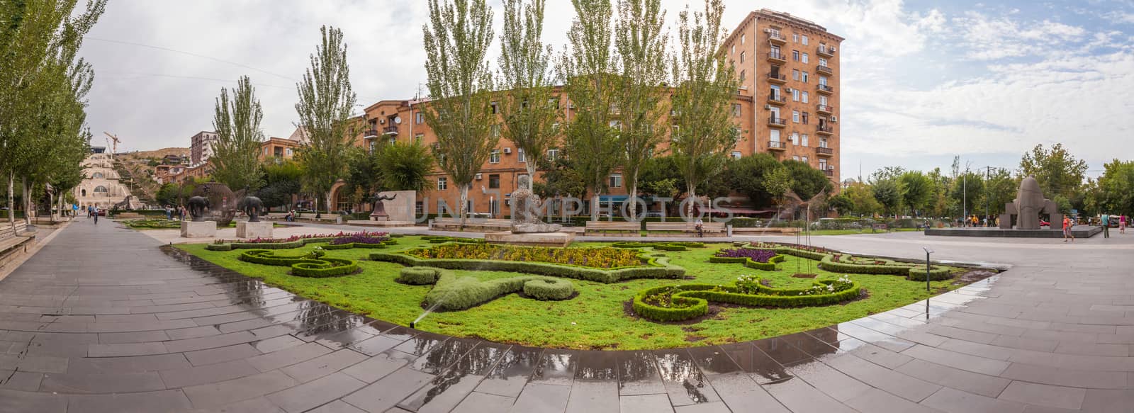 the museum open-air the Cascade in Yerevan