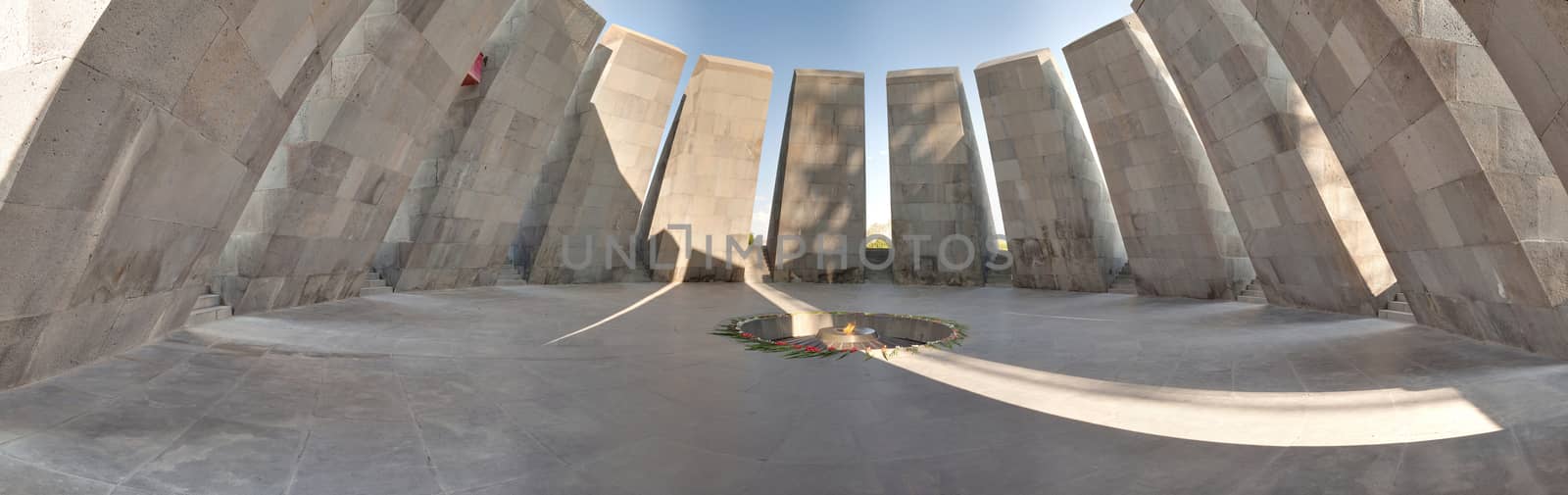 Monument to the victims of genocide of Armenians in the city of Yerevan