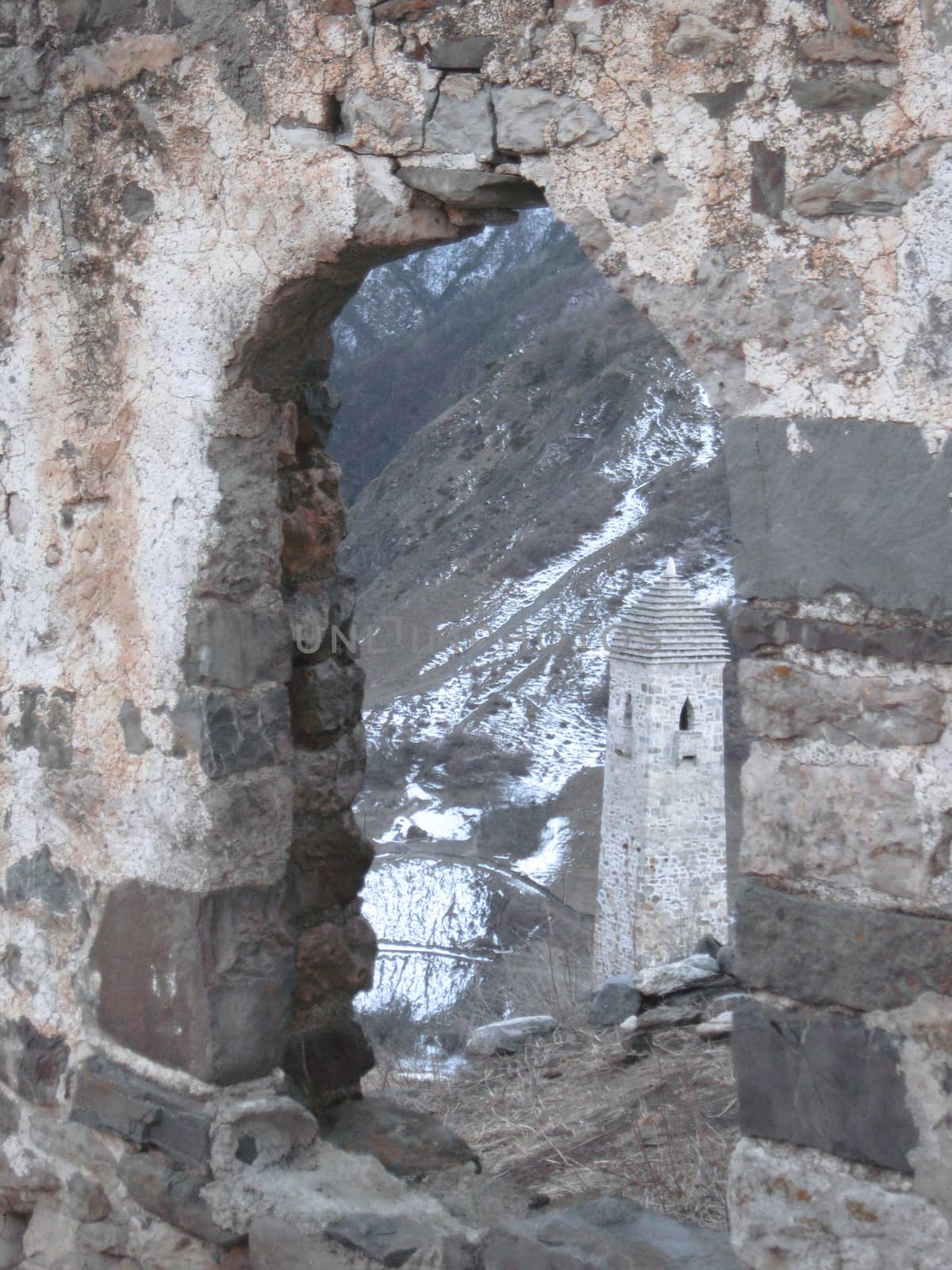 Towers Of Ingushetia. Ancient Architecture And Ruins