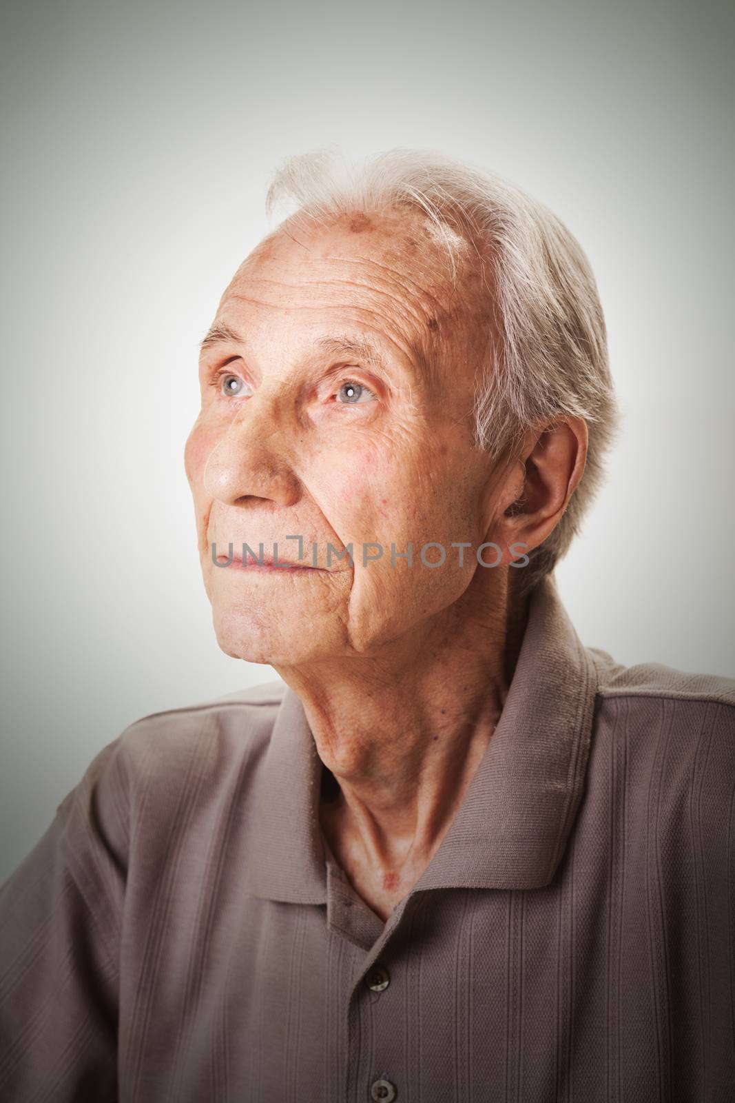 Portrait of elderly senior men