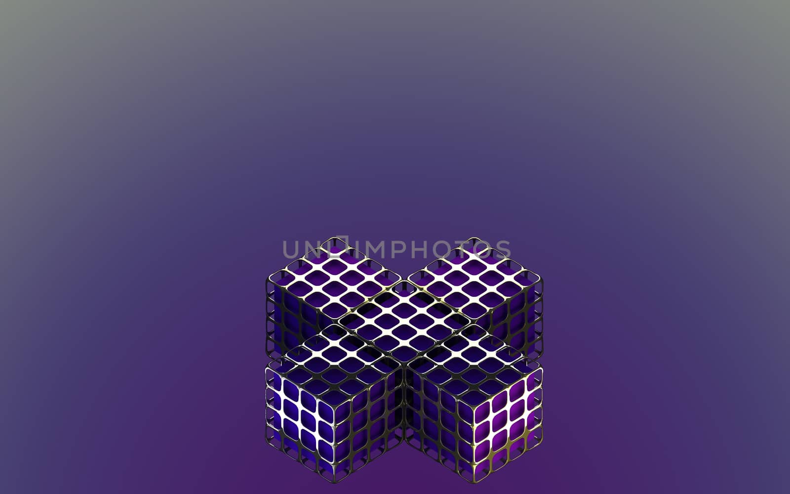 Abstract Background metallic purple box 