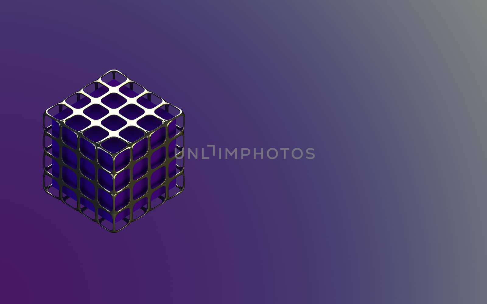 Abstract Background metallic purple box  by teerawit