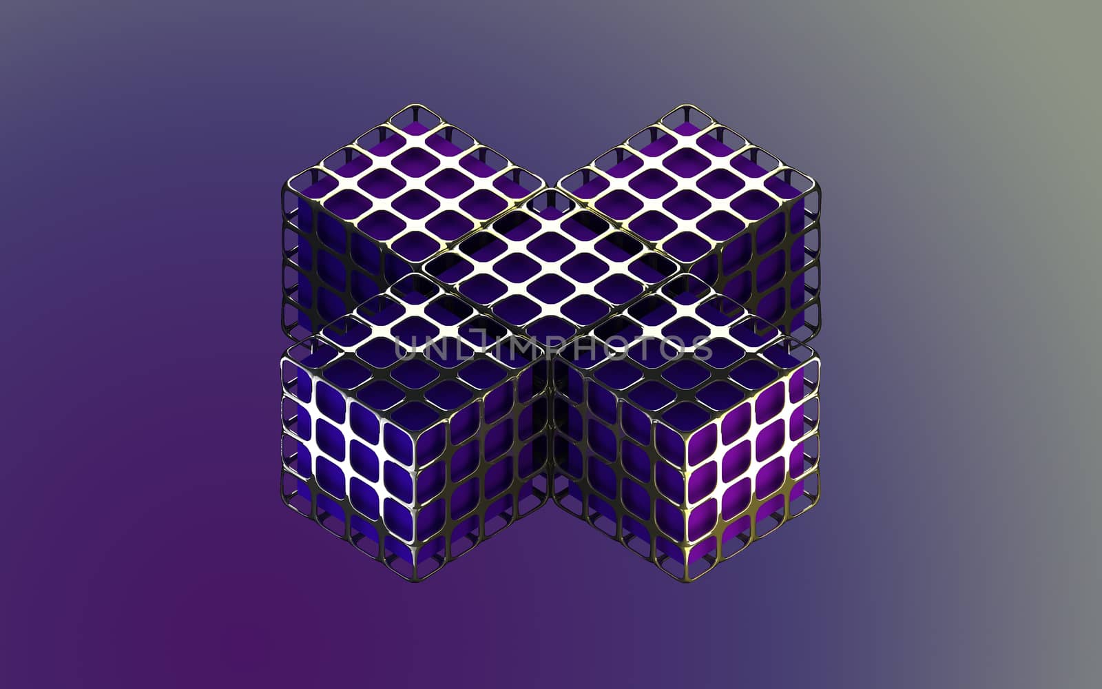 Abstract Background metallic purple box  by teerawit