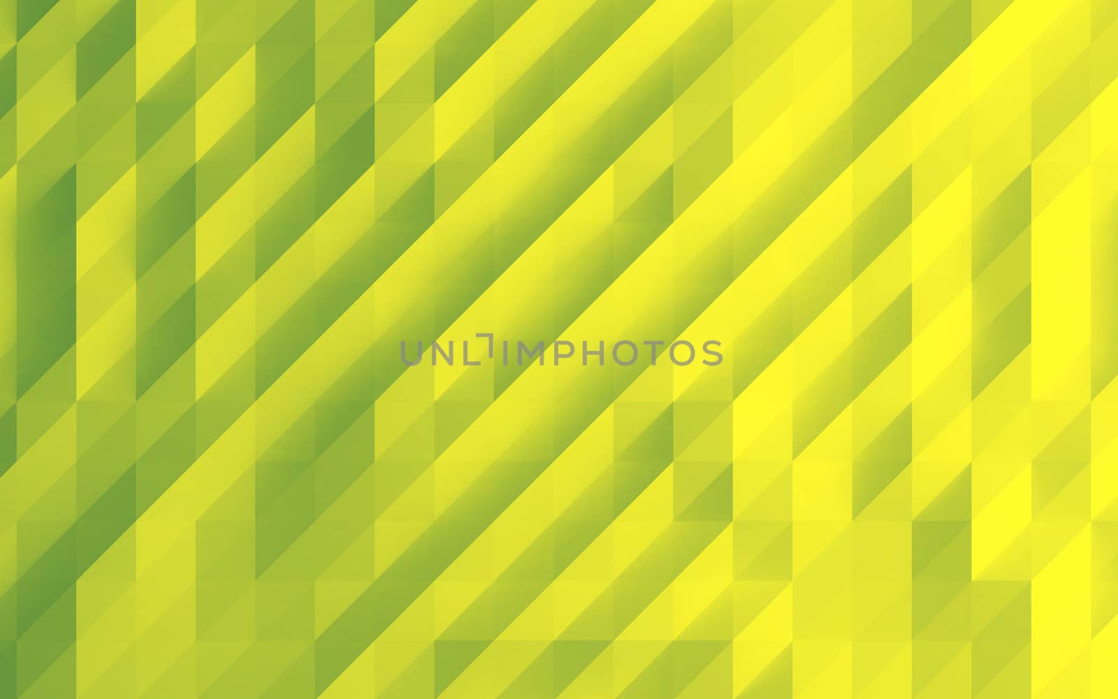 Green abstract square background, low poly style illustration by teerawit
