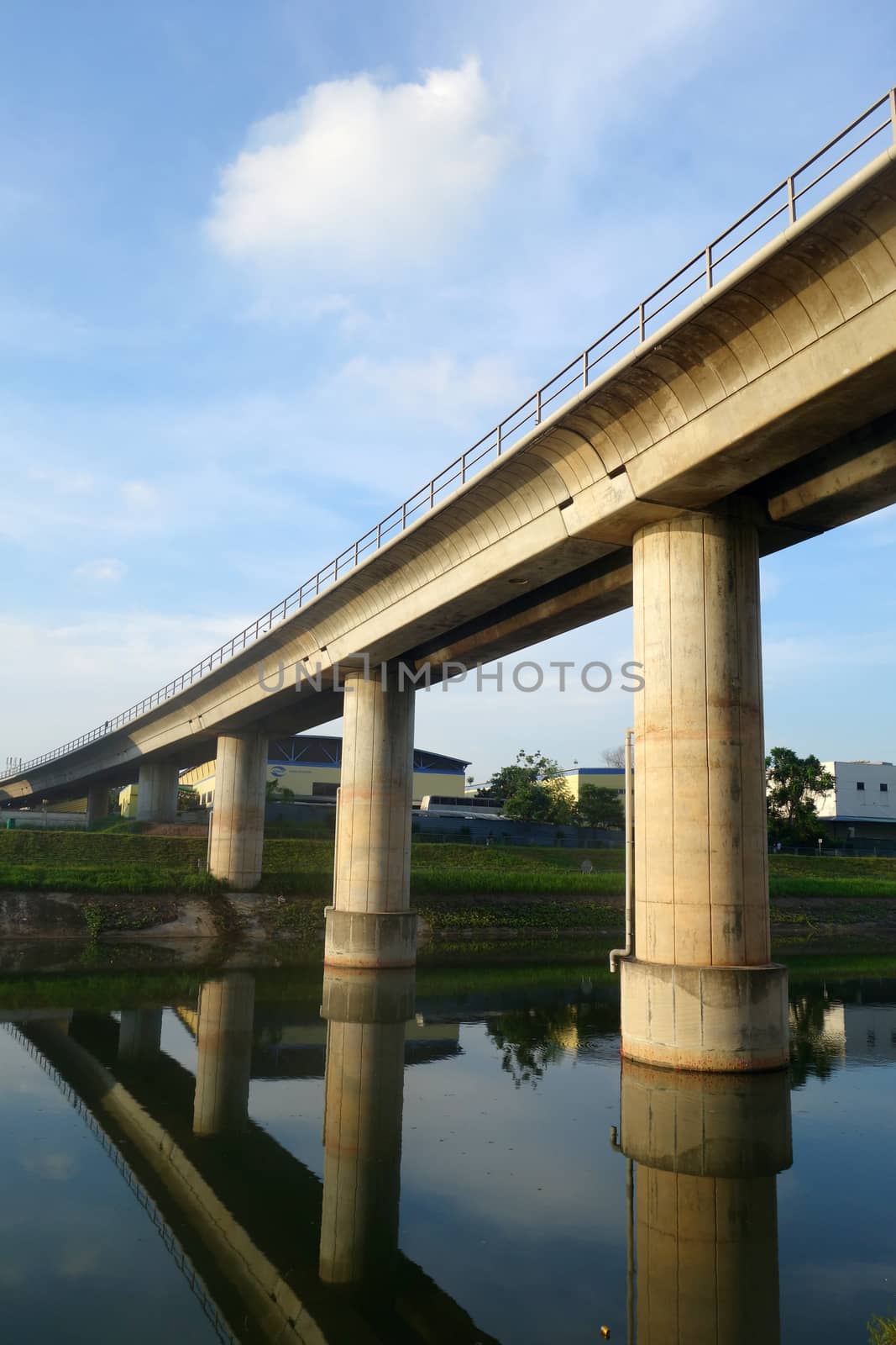 Track of Singapore mass rapid train (MRT)