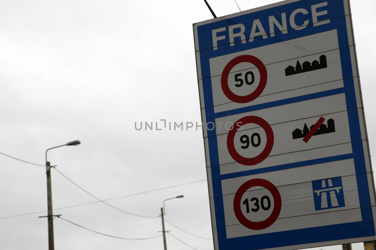 FRANCE, Halluin: Belgium-France border is seen on a highway in Halluin, northern France, on November 6, 2015, as French Interior Minister Bernard Cazeneuve announced that France will reinstate controls on its borders for a month as part of larger security measures around the Nov. 30-Dec. 11 major U.N. climate conference COP21, in Paris. French authorities are on alert for violent protesters as well as potential terror attacks.