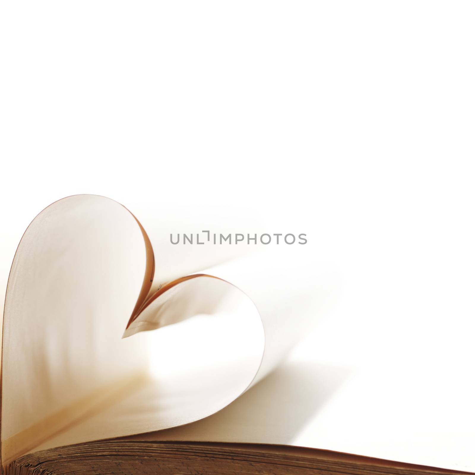 Heart from book pages by Yellowj
