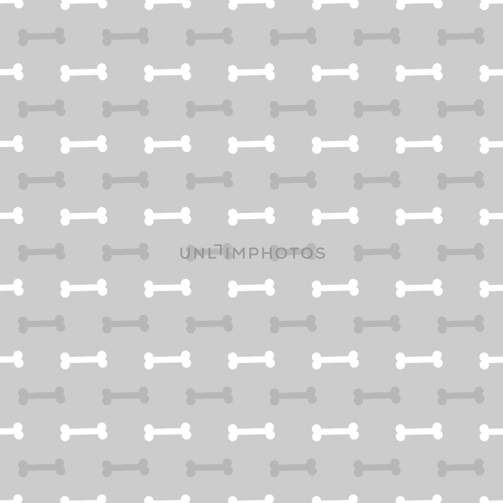 Seamless colorful dog bones pattern.