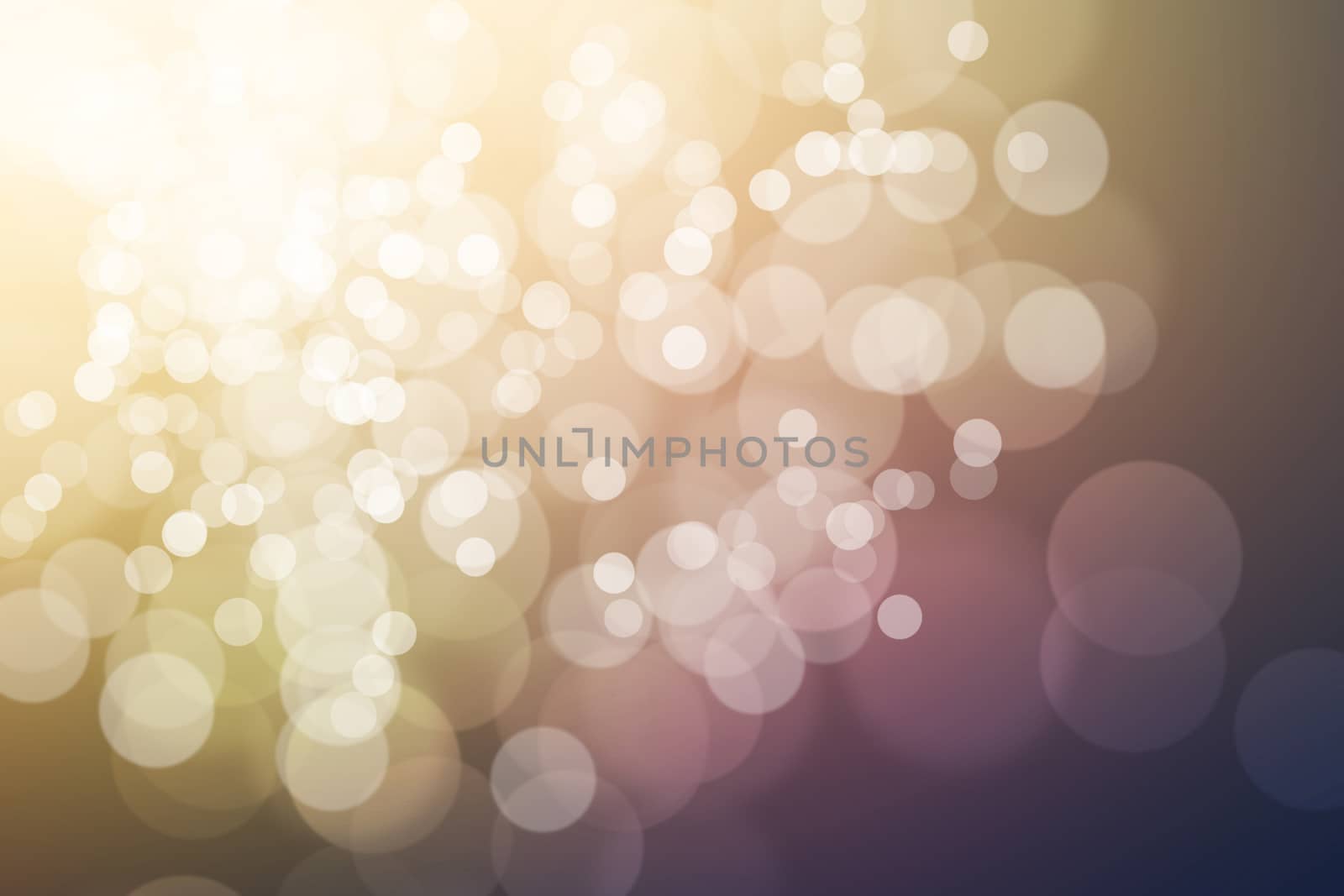 Abstract circular bokeh background by teerawit