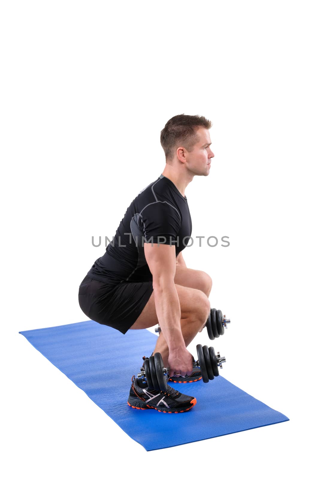 Standing Dumbbell Calf Raise or Squats workout by starush