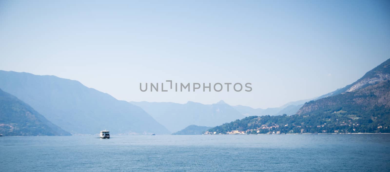 Summer travel in North italy  near Como lake