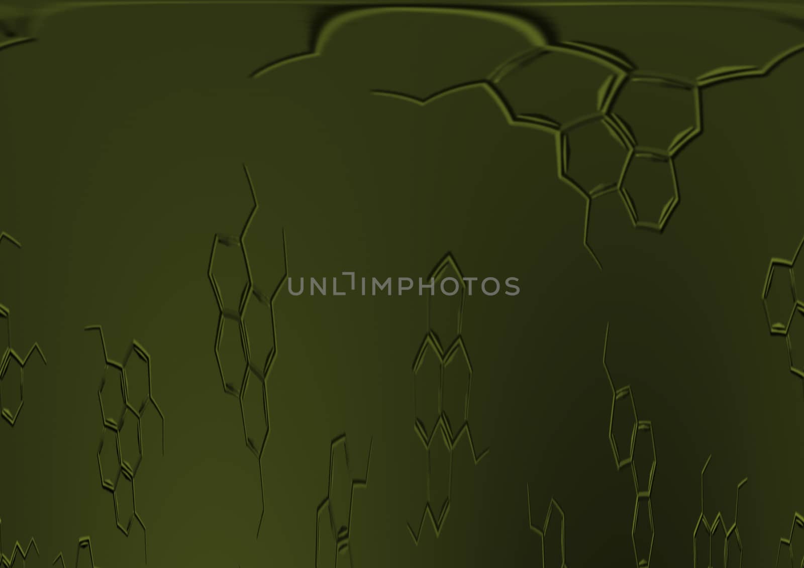 Background with structural chemical formulas by richter1910