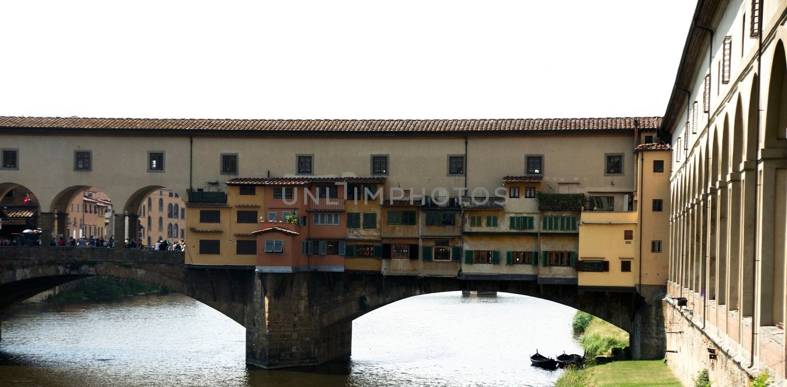 Florence streets and architecture at summer