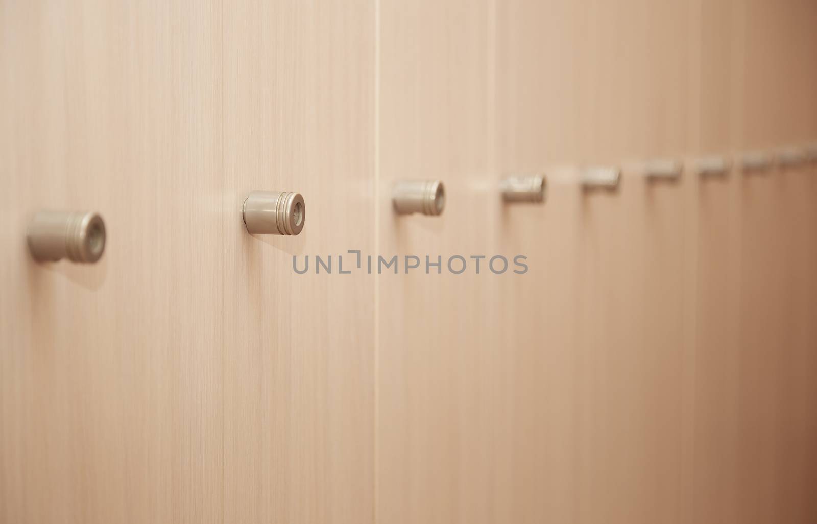 Doors of cabinet. Close-up horizontal photo
