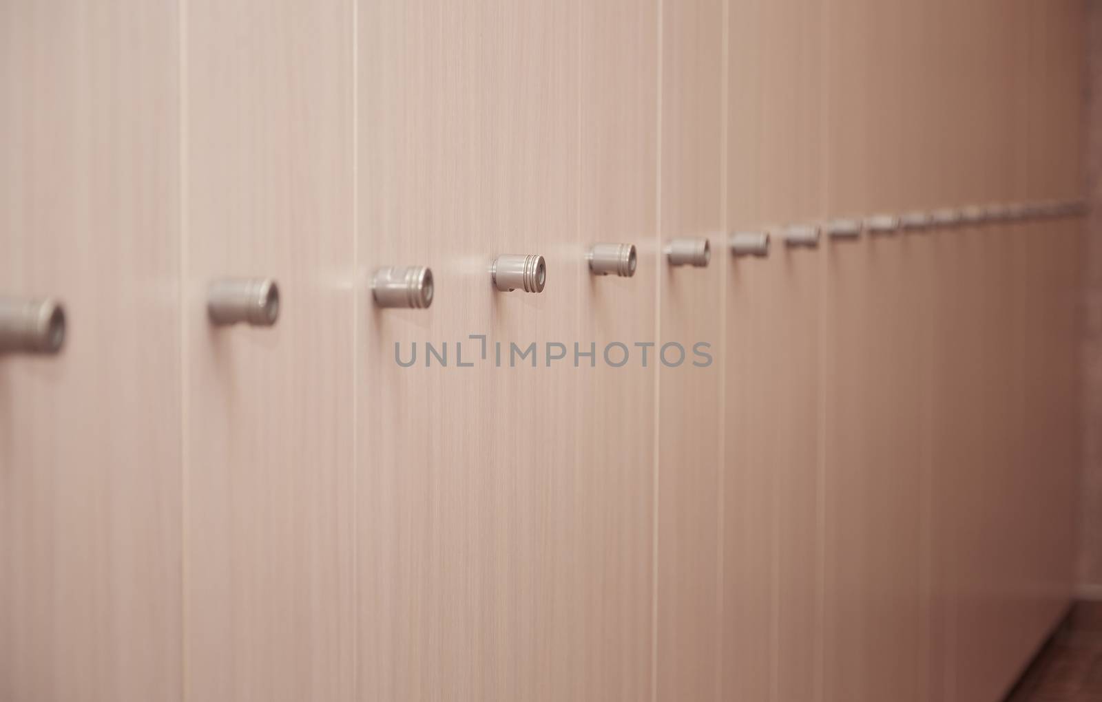 Doors of cabinet. Close-up horizontal photo