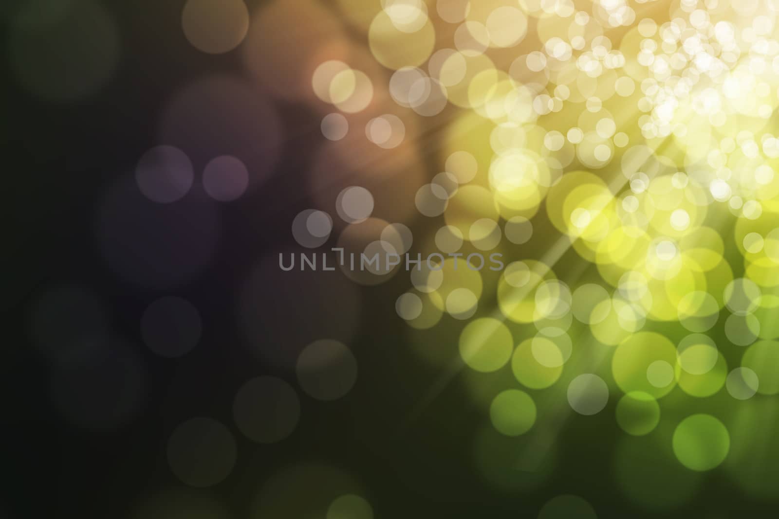 Abstract circular bokeh background by teerawit