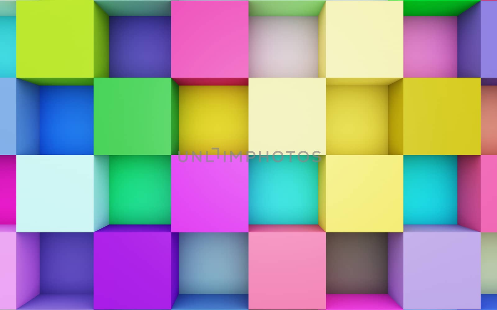 abstract colorful geometric background by teerawit